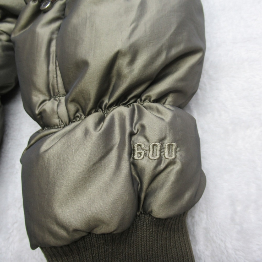The North Face Down Jacket Womens Medium Green 600 Insulated Quilted Puff THICK - Picture 10 of 14